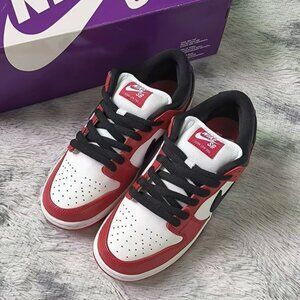 Nike SB Dunk Low “J-Pack Chicago” – Iconic Red/Black/White Colorway